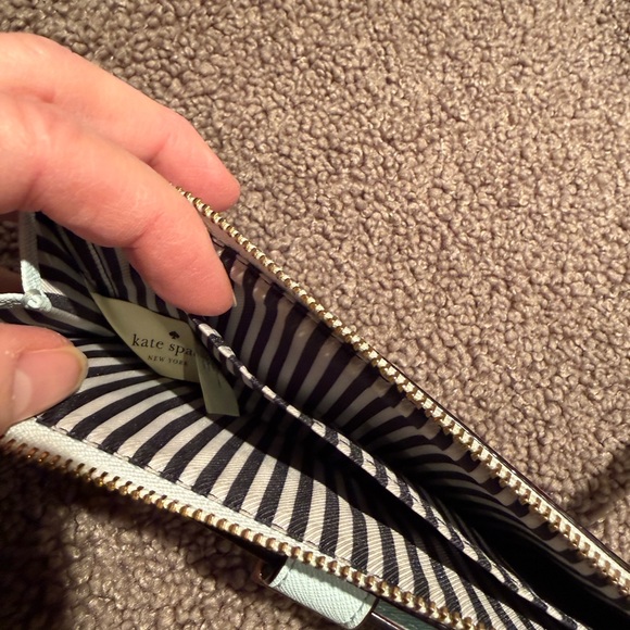 Kate Spade Light Blue Wristlet Wallet - Picture 5 of 11